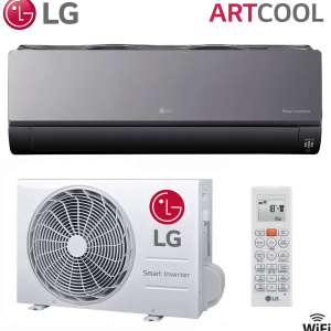 LG ARTCOOL MIRROR AC12BK 3,5kW  alapszereléssel ( szerelési határidő kb. 5 munkanap )